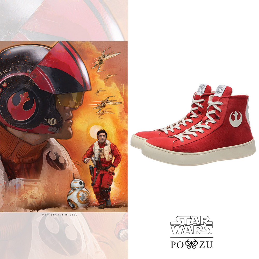 Poe Dameron Inspired Shoes