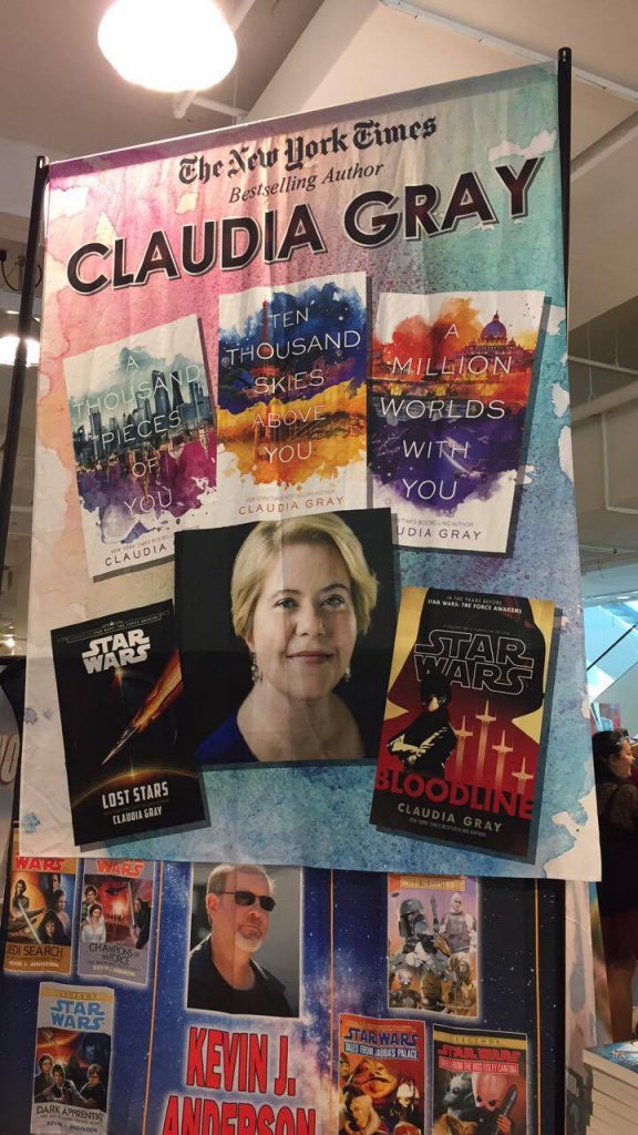 Claudia Gray's Booth Banner (photo: Brittany Smith)
