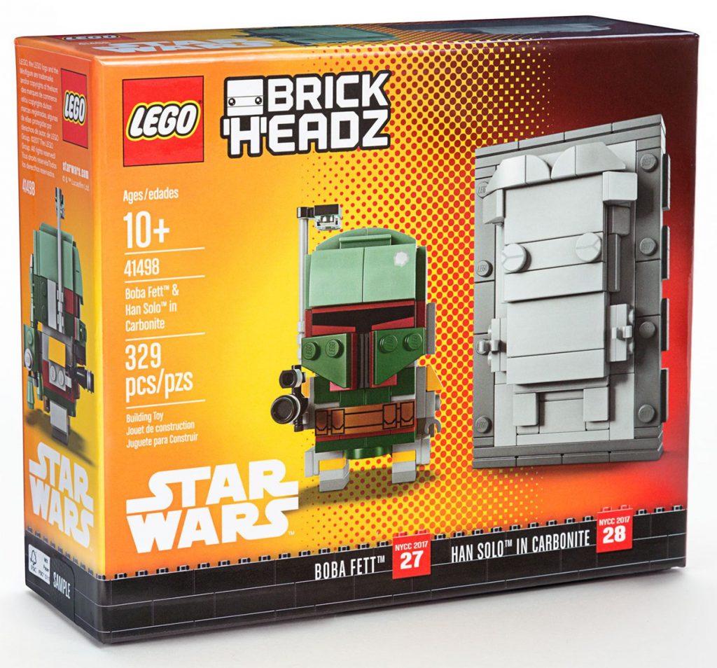 LEGO Star Wars BrickHeadz Boba Fett & Han In Carbonite