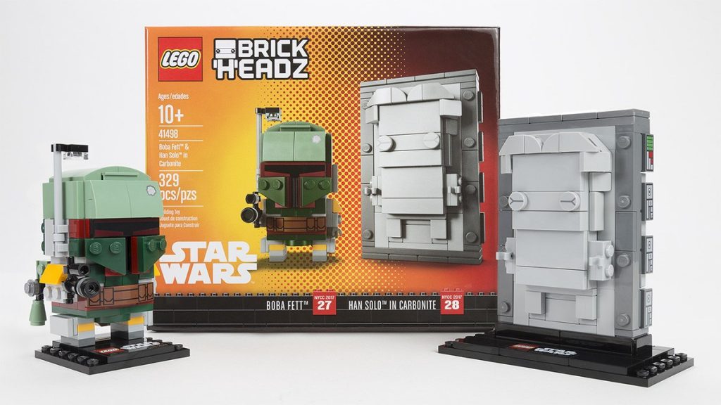 LEGO Star Wars BrickHeadz Boba Fett & Han In Carbonite