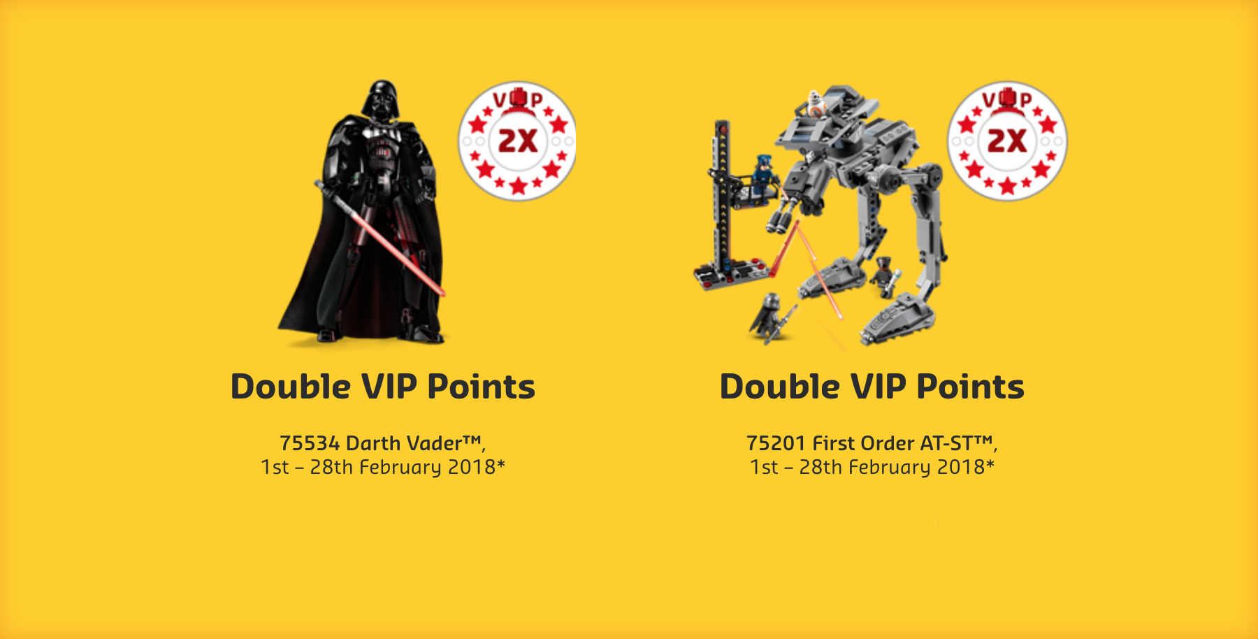 lego double vip points 2018