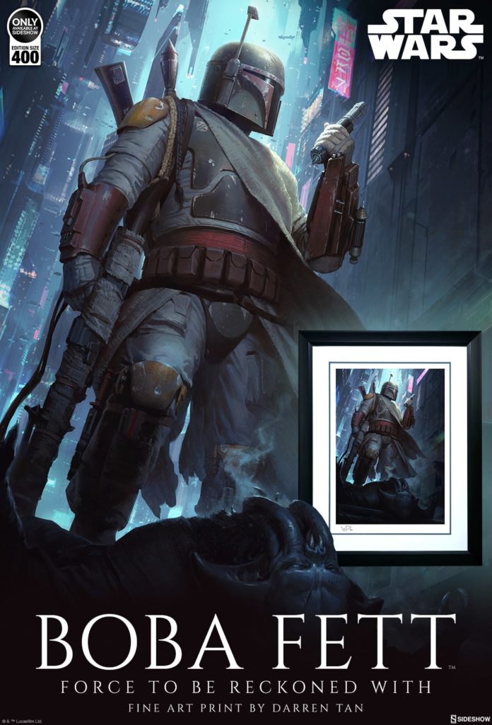 Boba Fett A Force to be Reckoned With Fine Art Print