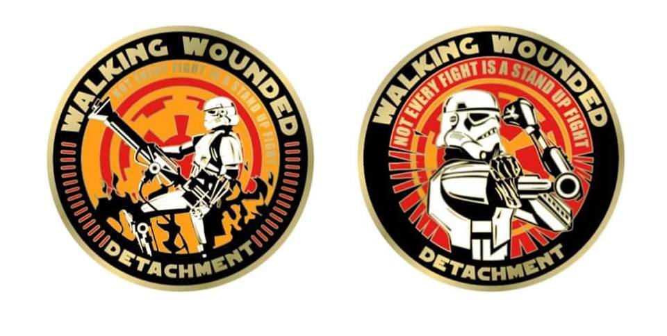 Walking Wounded Gold Coin