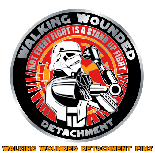 Walking Wounded pin