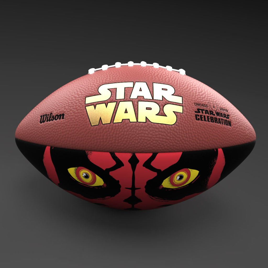 Star Wars: The Phantom Menace 20th anniversary football, $100