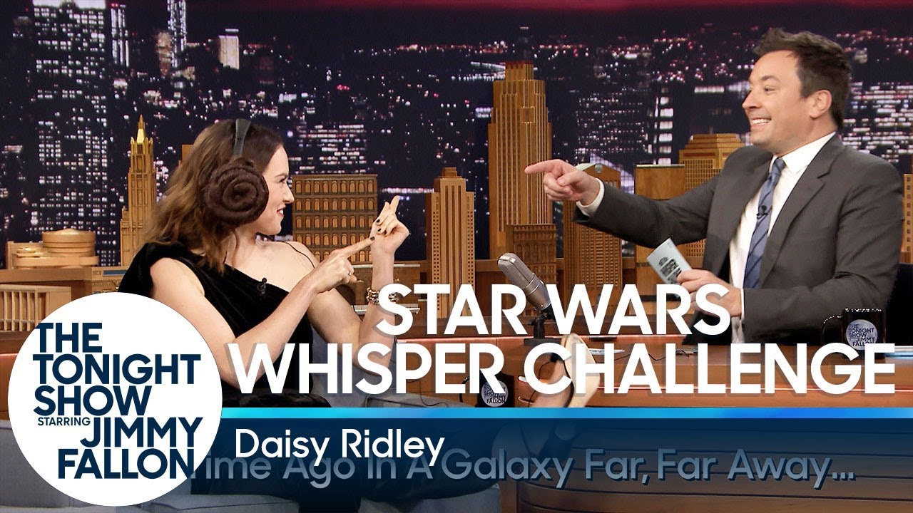 Star Wars Whisper Challenge with Daisy Ridley