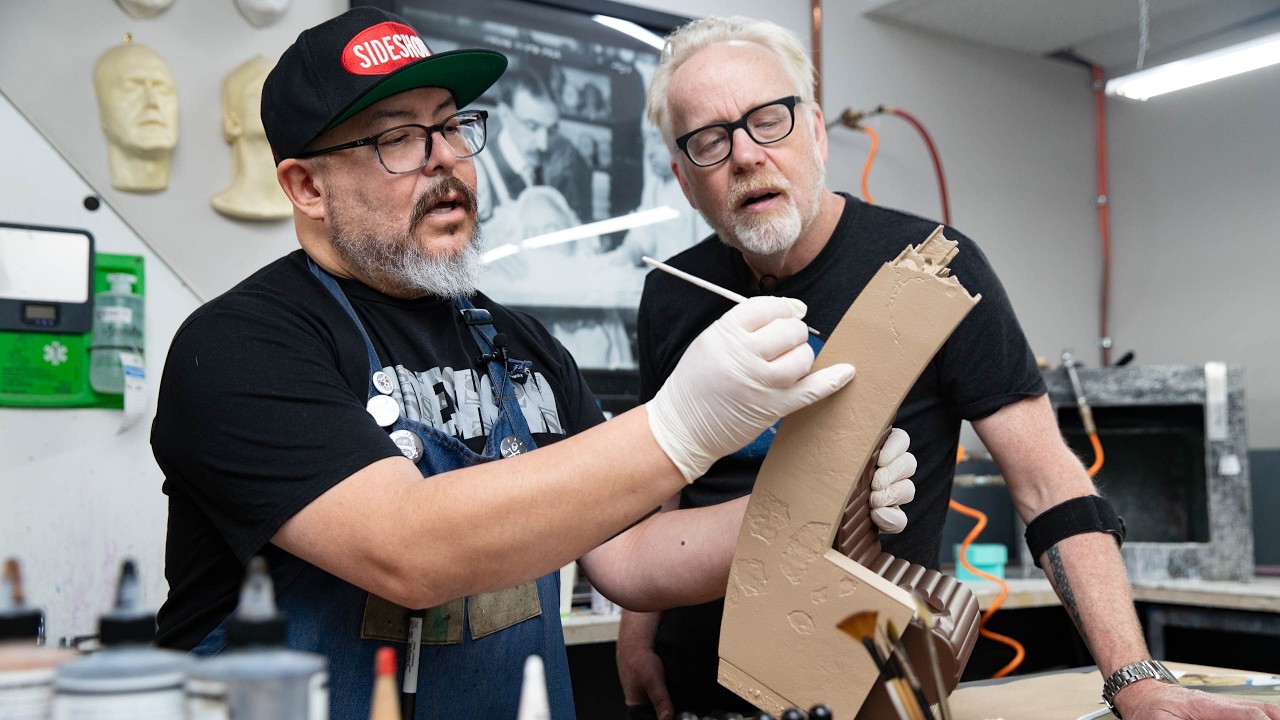 Adam Savage Learns a New Modelmaking Technique!