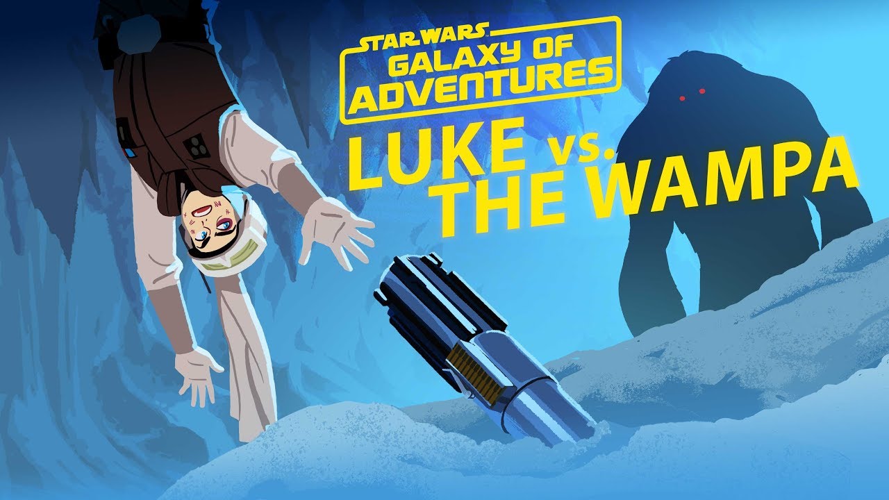 Luke vs. the Wampa - Cavern Escape | Star Wars Galaxy of Adventures