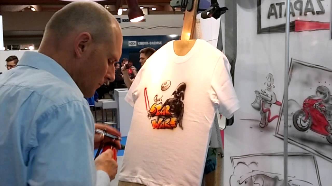 Star Wars Darth Vader Airbrush Live