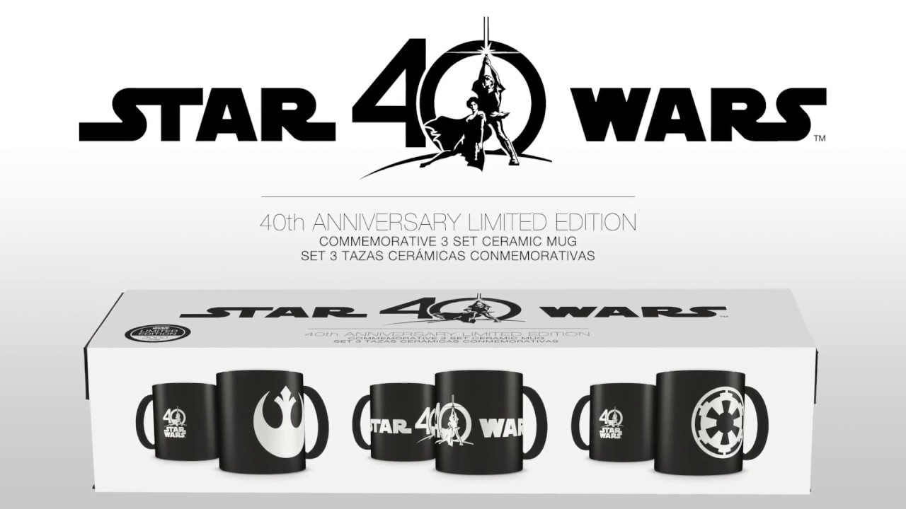 STAR WARS - MUGS 40TH ANNIVERSARY