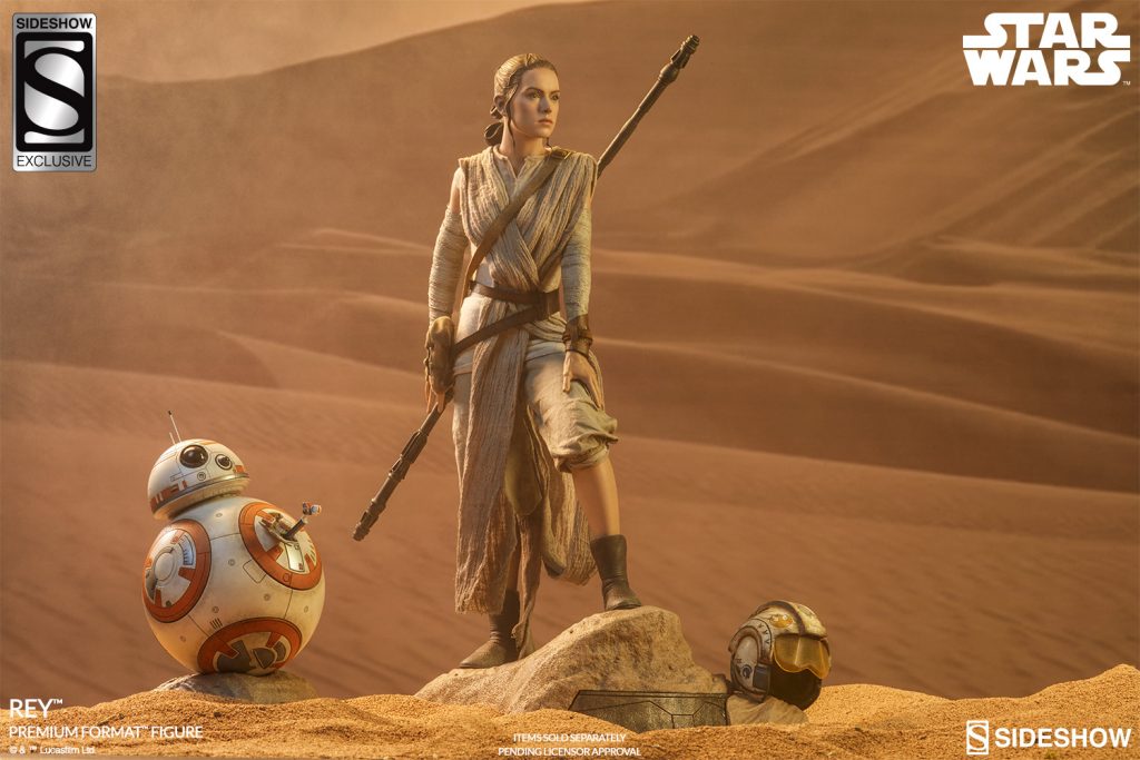 Rey and BB-8 Premium Format