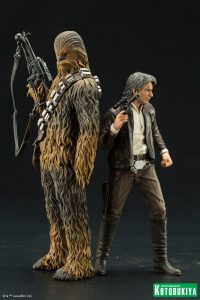 The Force Awakens Han Solo and Chewbacca ARTFX
