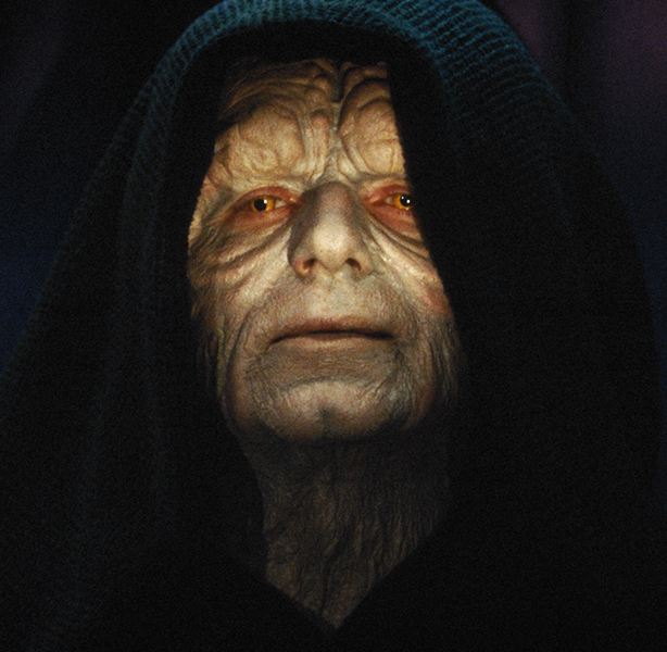 FIRST LOOK AT PALPATINE IN ‘THE RISE OF SKYWALKER’ COMES FROM EXCLUSIVE GLASS ART