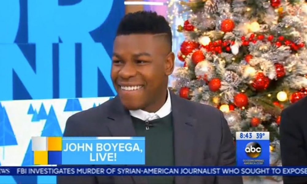 John Boyega Starts His ‘The Last Jedi’ Promotional Circuit