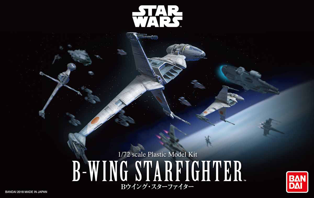 Star Wars B-Wing Starfighter 1:72 Scale Plastic Model Kit