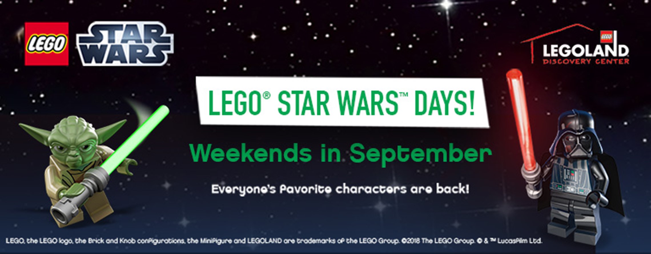 Star Wars Weekends LEGOLAND Discovery Center Atlanta