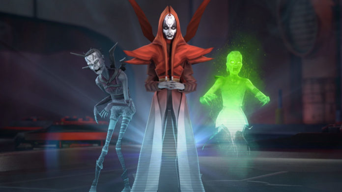Nightsister characters from Star Wars: Galaxy of Heroes