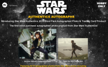 Star Wars Authentics 2019 Blind Pack Autographed Photo & Trading Card