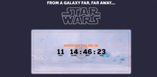 Columbia Star Wars Countdown Clock