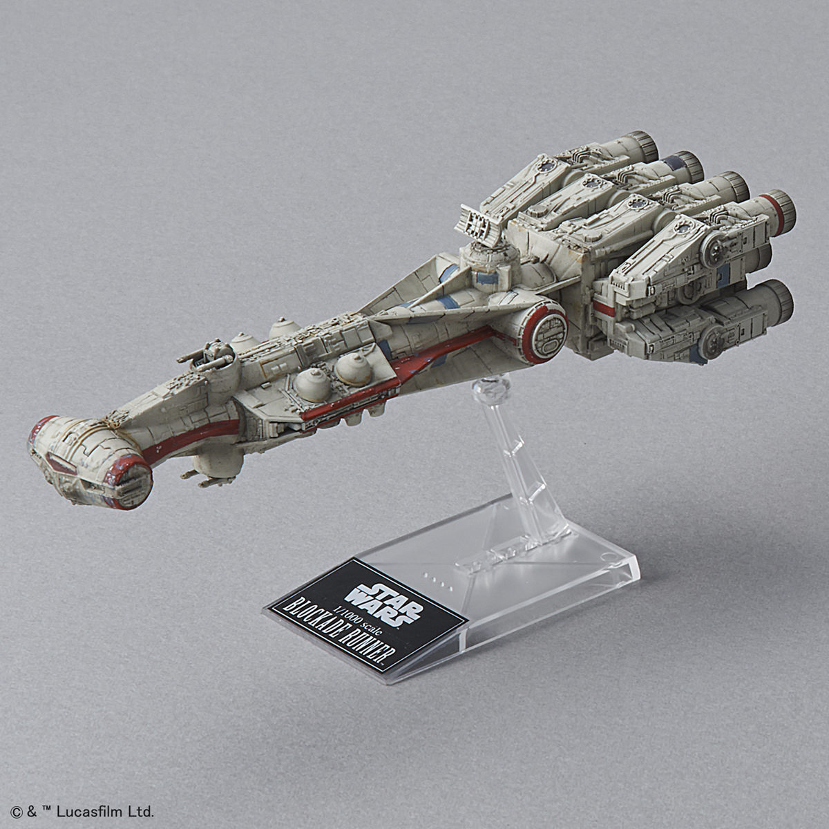 Bandai Star Wars 1/1000 Blockade Runner & 1/350 Millennium Falcon Model Kit New