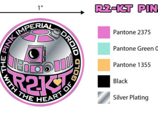 R2-KT and Walking Wounded Collector’s Pins R2-KT pin