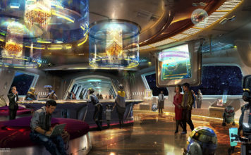 Concept Art for Star Wars Hotel at Disney Parks