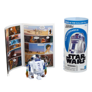 STAR WARS GALAXY OF ADVENTURES R2-D2 Figure and Mini Comic