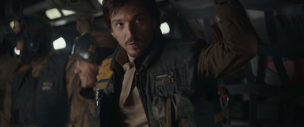 Diego Luna as Cassian Andor in Rogue One: A Star Wars Story