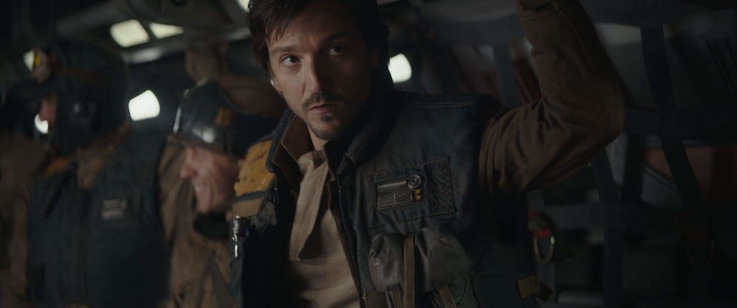 Diego Luna as Cassian Andor in Rogue One: A Star Wars Story