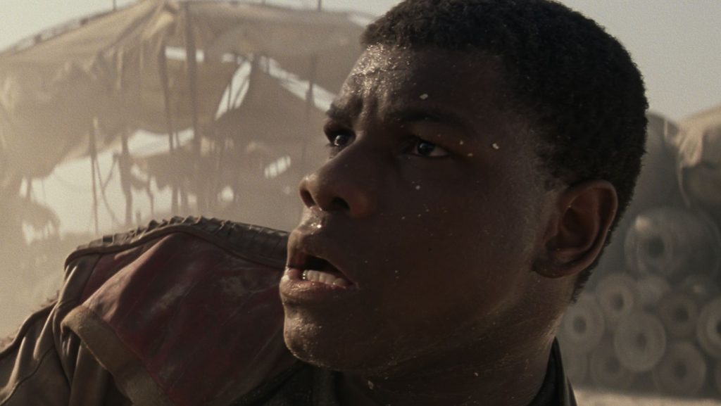 John Boyega in Star Wars: The Force Awakens