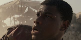 John Boyega in Star Wars: The Force Awakens