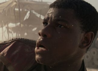 John Boyega in Star Wars: The Force Awakens