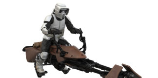 Scout trooper on speederbike (Star Wars: Return of the Jedi) Keepsake Ornament.