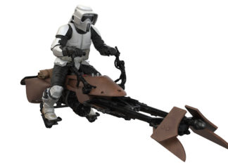 Scout trooper on speederbike (Star Wars: Return of the Jedi) Keepsake Ornament.