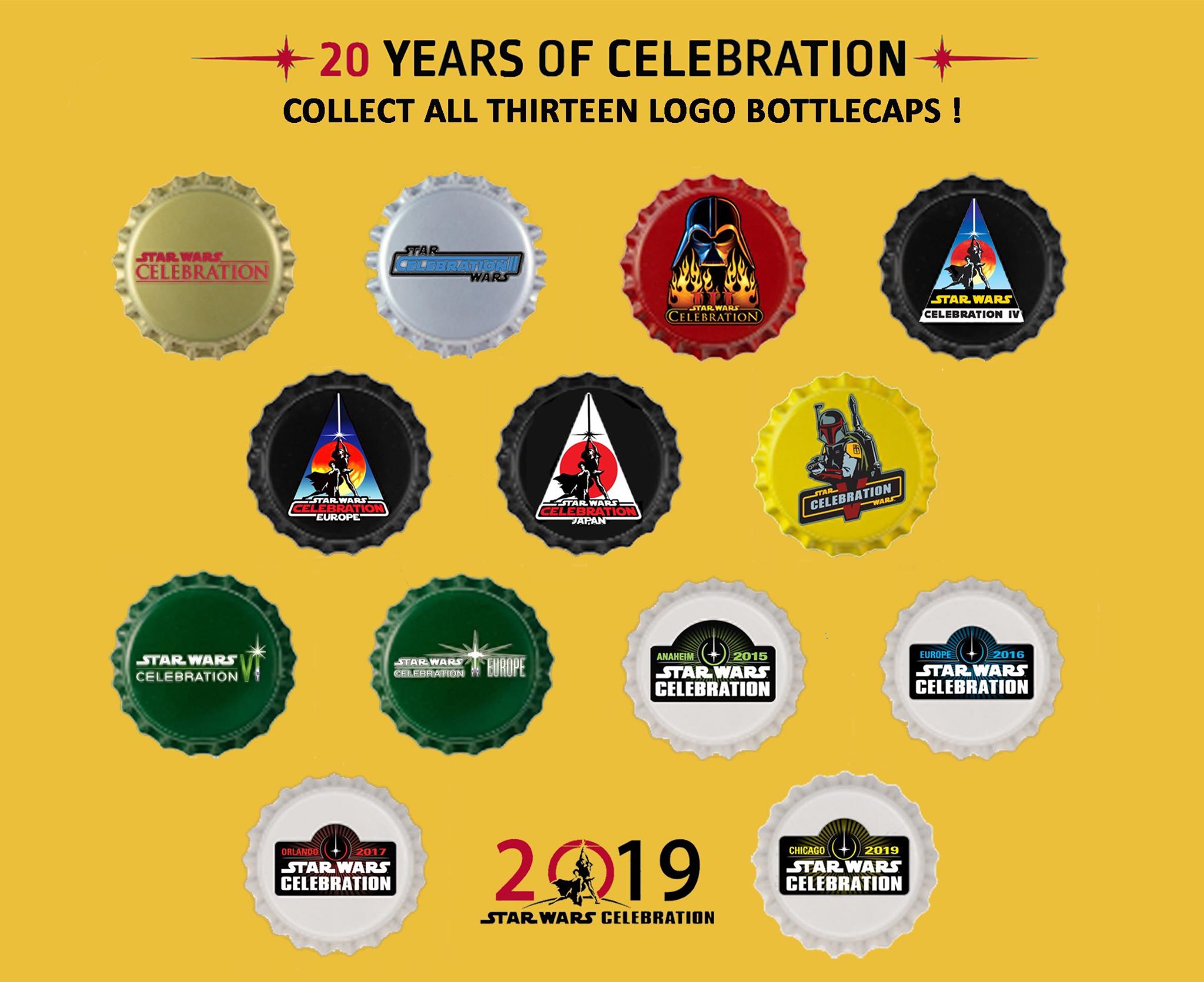 Mos Atlanta Cantina Bottlecaps