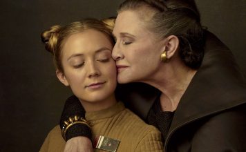 Billie Lourd and Carrie Fisher