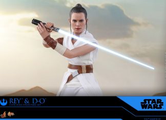 NEW STAR WARS REY & D-O FIGURE SET FROM HOT TOYS