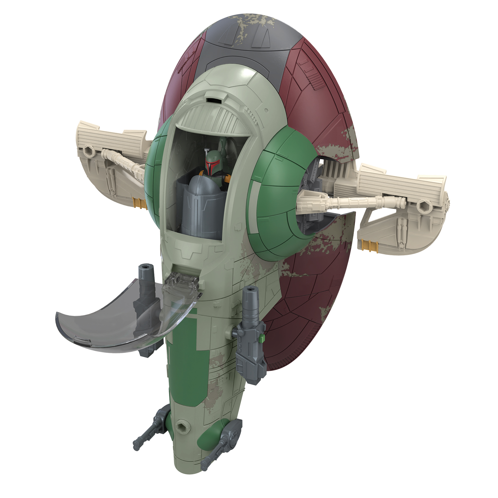 Star Wars Mission Fleet Boba Fett Starship and 2.5-inch Figure Set