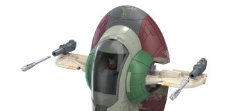 Star Wars Mission Fleet Boba Fett Starship and 2.5-inch Figure Set