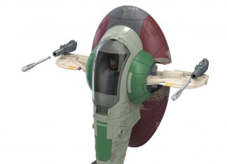 Star Wars Mission Fleet Boba Fett Starship and 2.5-inch Figure Set