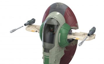 Star Wars Mission Fleet Boba Fett Starship and 2.5-inch Figure Set