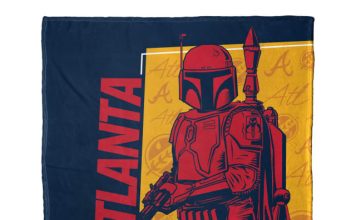 Boba Fett/Atlanta Braves Blanket