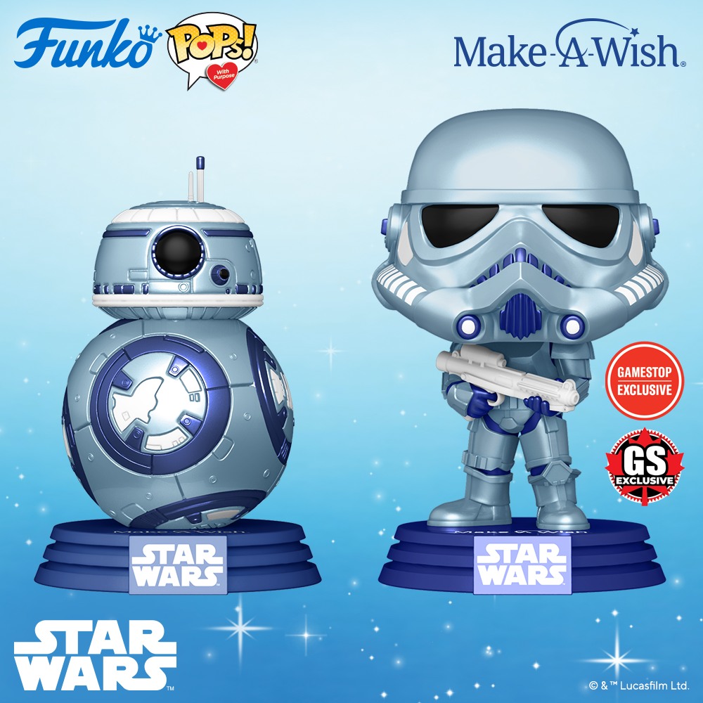 Metallic BB-8 Make a Wish 2022 Funko POP Star Wars