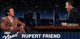 Rupert Friend Dodges Grand Inquisitor Fate Question on Jimmy Kimmel Live!