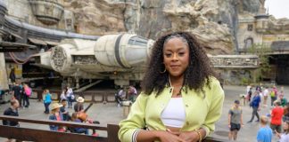 Obi-Wan Kenobi’s Moses Ingram Visits Star Wars: Galaxy’s Edge