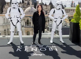 Deborah Chow with Stormtroopers