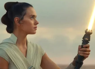 Daisy Ridley as Rey in the final moments of Star Wars: The Rise of Skywalker. (Disney/Lucasfilm)