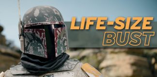 Boba Fett Life-Size Bust Star Wars The Mandalorian Statue by Sideshow