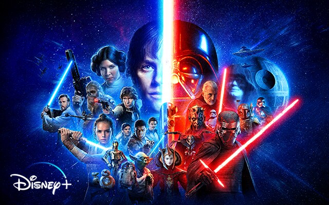 Disney+ Star Wars Banner