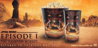Regal Cinemas Offers The Phantom Menace Popcorn Bucket and Cup for Movie’s Rerelease!